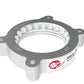 aFe 2020 Vette C8 Silver Bullet Aluminum Throttle Body Spacer Works w/ Factory Intake Only - Silver