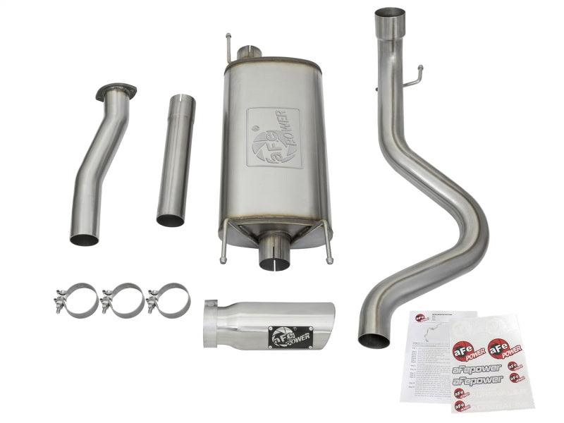 aFe MACHForce XP Cat-Back SS Exhaust w/ Polished Tips 16 Toyota Tacoma V6-3.5L | Too Fast Autoparts | Order Online