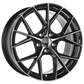 DAI Wheels A-Spec Gloss Black - Machined FaceDW1241606 | Size: 16x7.0 | Bolt Pattern: 5x114.3 | Offset: 40 | Center Bore: 64.1