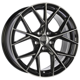DAI Wheels A-Spec Gloss Black - Machined FaceDW1241606 | Size: 16x7.0 | Bolt Pattern: 5x114.3 | Offset: 40 | Center Bore: 64.1