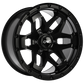 DAI Wheels Blitz Satin BlackDW1261701 | Size: 17x9.0 | Bolt Pattern: 6x139.7 | Offset: -15 | Center Bore: 108.1