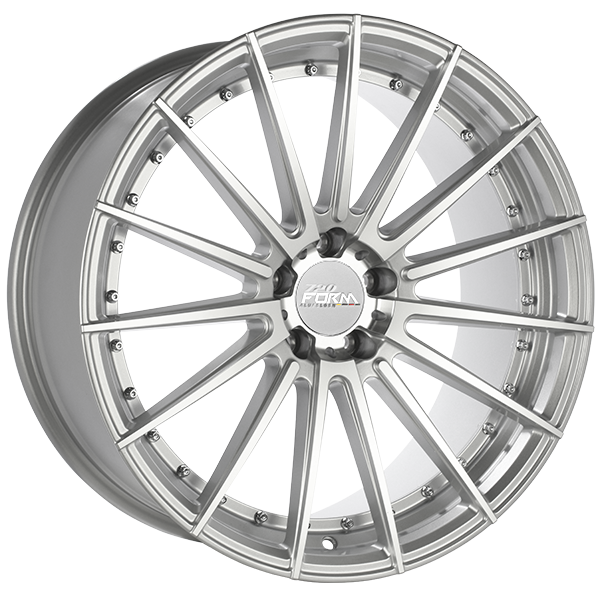 720Form RF3-V Silver - Machined FaceFF112009 | Size: 20x9.0 | Bolt Pattern: 5x114.3 | Offset: 35 | Center Bore: 73.1