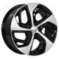 ART Replica 141 Gloss Black - Machined FaceR1411801 | Size: 18x7.0 | Bolt Pattern: 5x114.3 | Offset: 45 | Center Bore: 67.1 | Too Fast Autoparts | Order Online | Canada & USA Shipping