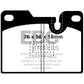 EBC 79-88 Porsche 924 2.0 Turbo Yellowstuff Rear Brake Pads