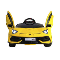 2023  Licensed Lamborghini Aventador 12V Battery Operated Kids Ride on Car With Parental Remote 1 Seater - Freddo