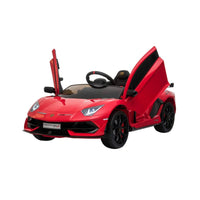 2023  Licensed Lamborghini Aventador 12V Battery Operated Kids Ride on Car With Parental Remote 1 Seater - Freddo