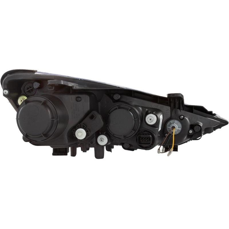 ANZO 2013-2015 Hyundai Genesis Projector Headlights w/ Plank Style Design Black (HID Compatible) | Too Fast Autoparts | Order Online | Canada & USA Shipping