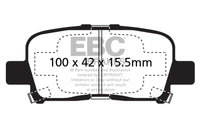 EBC 00-02 Acura MDX 3.5 Greenstuff Plaquettes de frein arrière