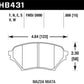 Hawk 01-05 Miata w/ Sport Suspension HP+ Street Front Brake Pads D890