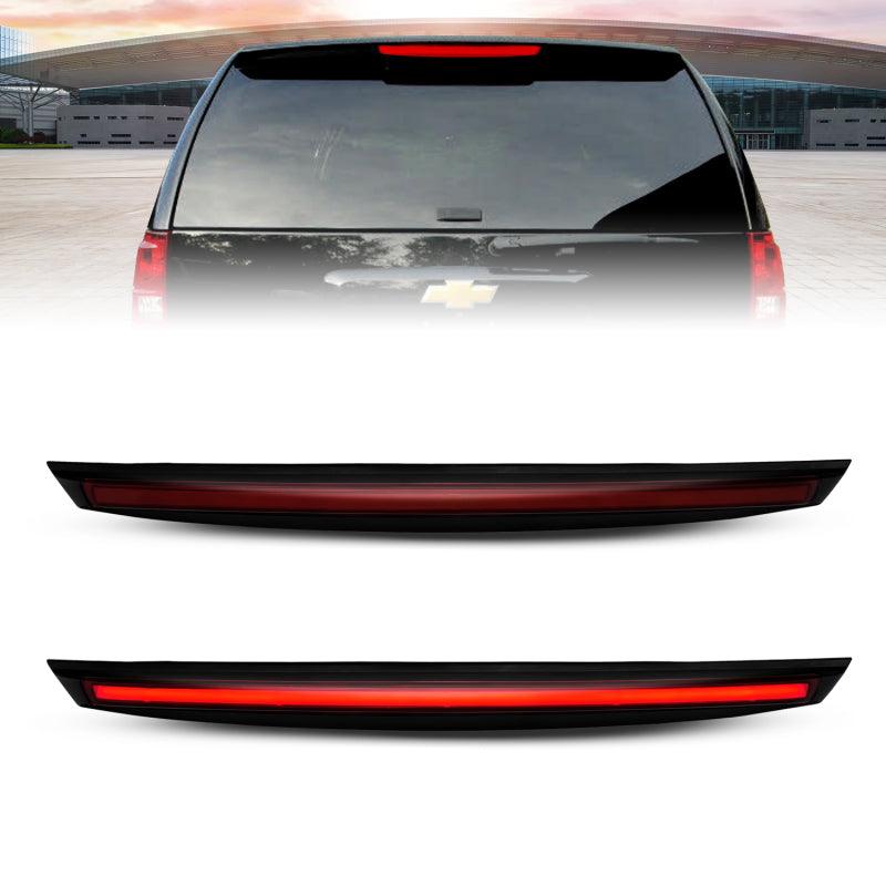 ANZO 2007-2014 Chevrolet Suburban 1500 LED 3rd Brake Light Black Housing Smoke Lens w/ Spoiler 1pc | Too Fast Autoparts | Order Online | Canada & USA Shipping