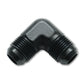 Vibrant -16AN 90deg Flare Union Fitting - Aluminum