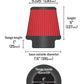 AEM 6 in Short Neck 5 in Element Filter