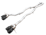 AWE Tuning Track Edition Cat-Back Exhaust for BMW G8X M3/M4 - Diamond Black Tips