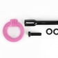 PERRIN 02-07 Subaru WRX/STI Tow Hook Kit (Front) - Hyper Pink