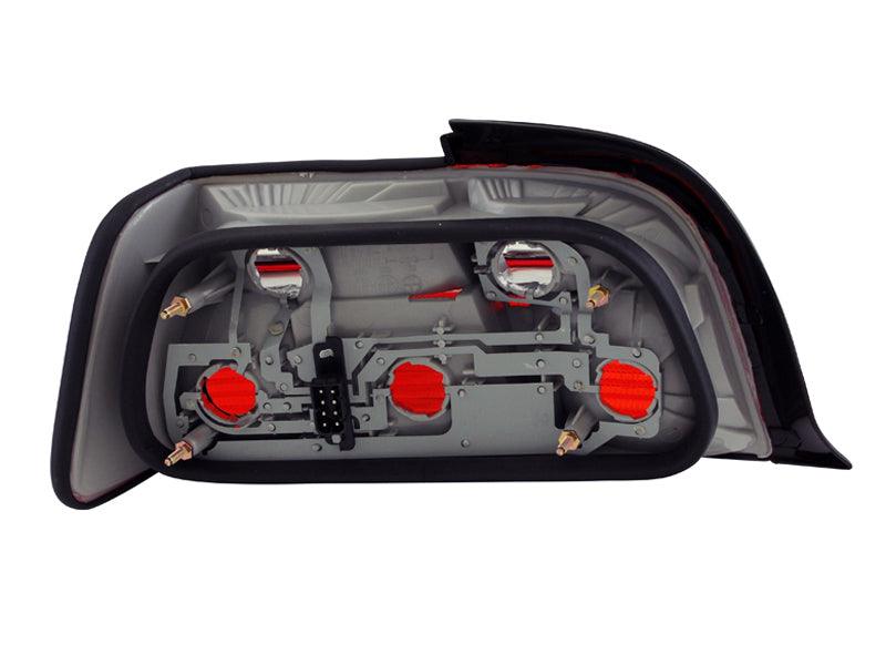 ANZO 1992-1998 BMW 3 Series E36 Coupe/Convertable Taillights Red/Clear | Too Fast Autoparts | Order Online | Canada & USA Shipping