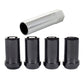 McGard Wheel Lock Nut Set - 4pk. (Tuner / Cone Seat) M14X1.5 / 22mm Hex / 1.648in. Length - Black
