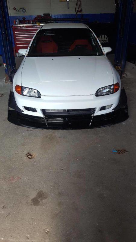1991-1995 honda civic EG mugen lip" Front Splitter"