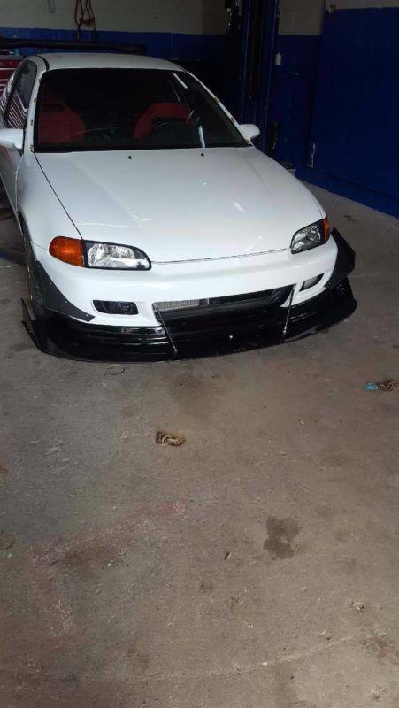 1991-1995 honda civic EG mugen lip" Front Splitter"