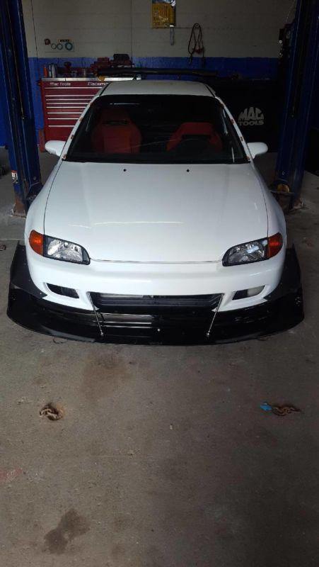 1991-1995 honda civic EG mugen lip" Front Splitter"