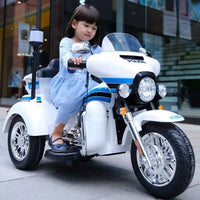 2023  12V Police Motorcycle Trike Ages 3-8