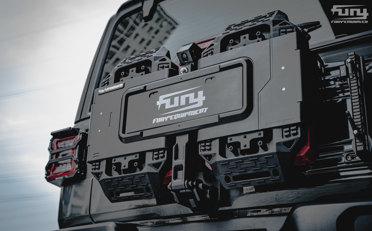 FuryGravity JK/JL TAILGATE EQUIPMENT INTEGRATED MODULE,GEN 1.0 - Storage & Organization - DW-JW-FG-2310-06