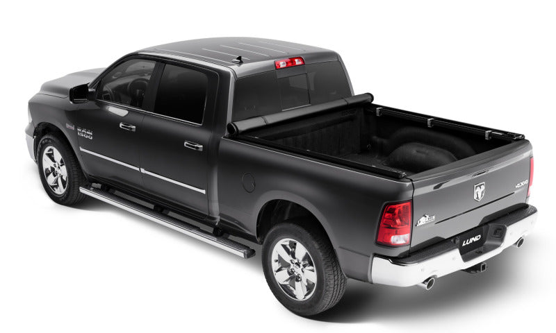 Lund 02-17 Dodge Ram 1500 (5.5ft. Bed) Genesis Elite Roll Up Tonneau Cover - Black