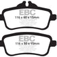 EBC 13-16 Mercedes-Benz GL350 3.0 TD Ultimax2 Rear Brake Pads