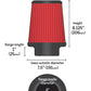 AEM 6 in DRY Flow Short Neck 9 in Element Filter