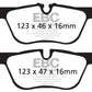 EBC 14+ BMW 228 Coupe 2.0 Turbo ATE calipers Redstuff Rear Brake Pads