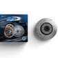 SHW 13-16 Porsche Panamera GTS 4.8L w/o Ceramics Right Rear Slotted Monobloc Brake Rotor(298615602B)