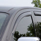 AVS 07-18 Toyota Tundra Double Cab Ventvisor In-Channel Front & Rear Window Deflectors 4pc - Smoke