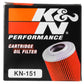 K&N Aprilia / MZ / BMW / MUZ 2.219in OD x 2.063in H Oil Filter