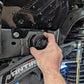 RockJock JL/JT Frame Tube Plugs Frame Front CNC Machined Black Delrin