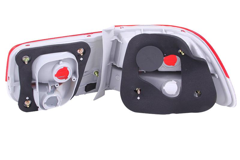 ANZO 1996-2000 Honda Civic Taillights Red/Clear - OEM 4pc | Too Fast Autoparts | Order Online | Canada & USA Shipping