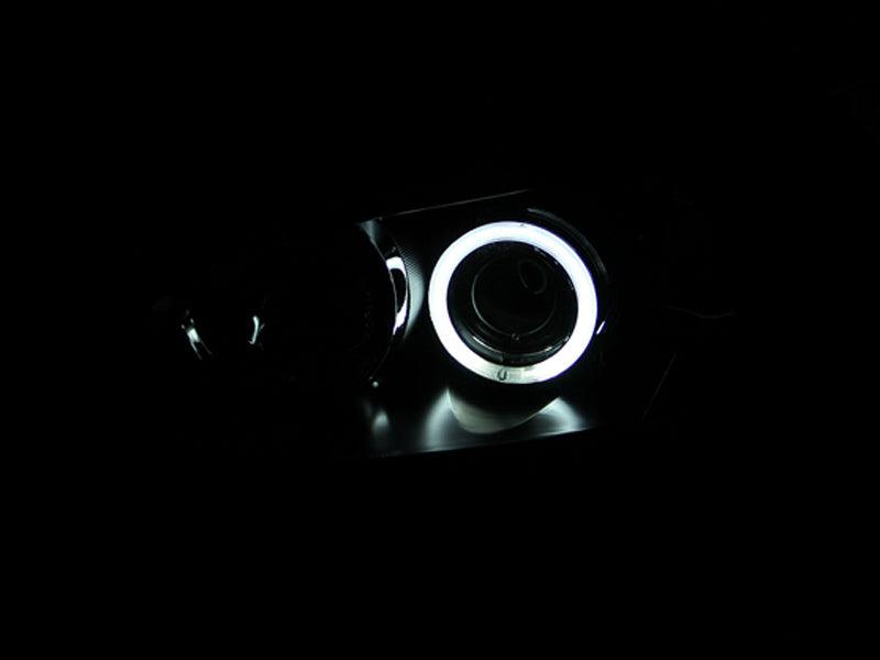 ANZO 2004-2008 Mazda 3 Projector Headlights w/ Halo Black (CCFL) | Too Fast Autoparts | Order Online | Canada & USA Shipping