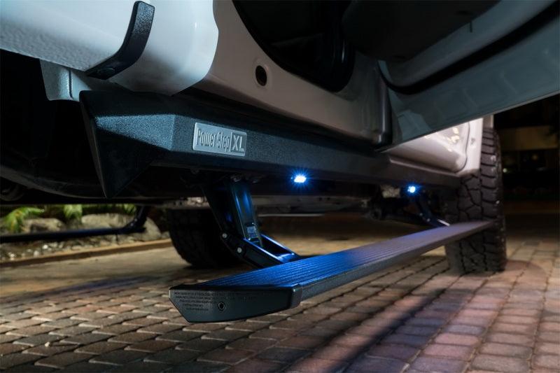 AMP Research 2019 Chevy Silverado 1500 Crew Cab PowerStep XL - Black (Incl OEM Style Illumination) | Too Fast Autoparts | Order Online