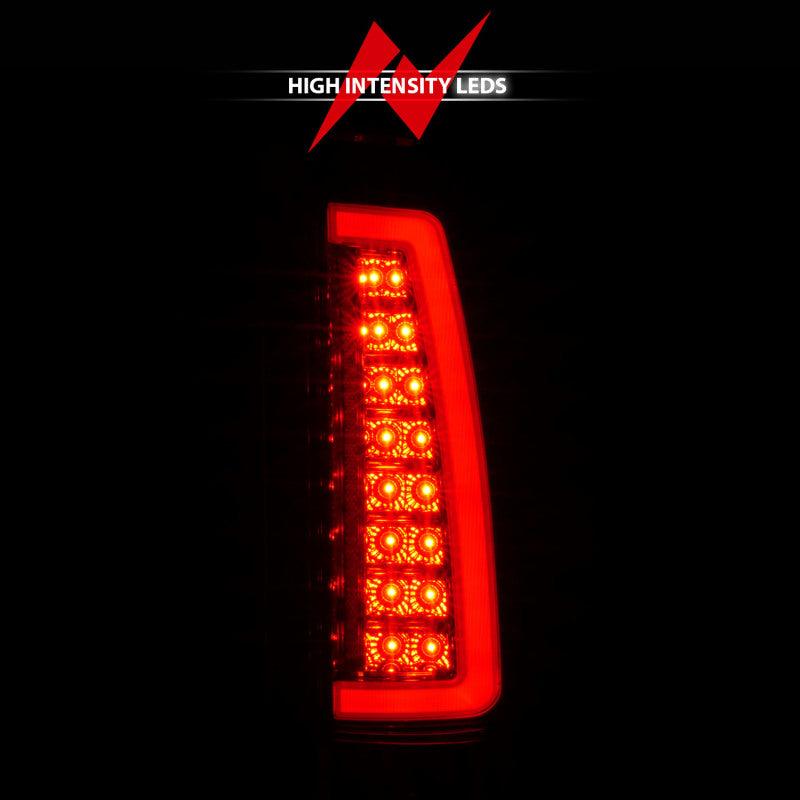 ANZO 1999-2000 Cadillac Escalade LED Taillights Chrome Housing Red/Clear Lens Pair | Too Fast Autoparts | Order Online | Canada & USA Shipping