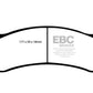 EBC 02 Cadillac Escalade 5.3 (Akebono rear caliper) Extra Duty Front Brake Pads