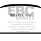 EBC 01-02 Subaru Impreza 2.0 Turbo WRX Bluestuff Rear Brake Pads