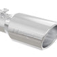 MBRP Universal Tip 4in OD 3in Inlet 10in Length Angled Rolled End T304