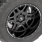Rough Country 92 Series Wheel | Machined One-Piece | Gloss Black | 22x12| 8x170 | -44mm