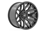 Rough Country 95 Series Wheel | Machined One-Piece | Gloss Black | 22x10 | 6x135 | -19mm