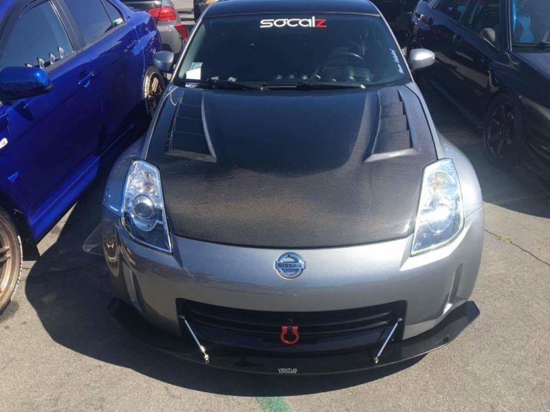2003-2005/2006-2008 Nissan 350z Front Splitter | Too Fast Autoparts | Order Online