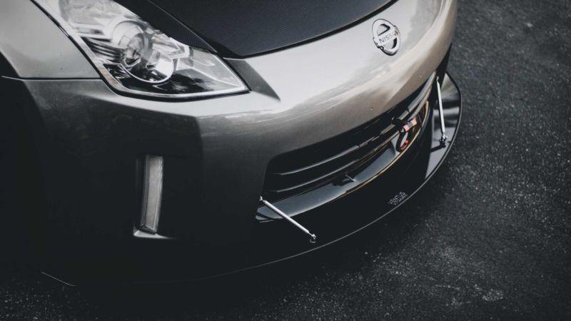 2003-2005/2006-2008 Nissan 350z Front Splitter | Too Fast Autoparts | Order Online
