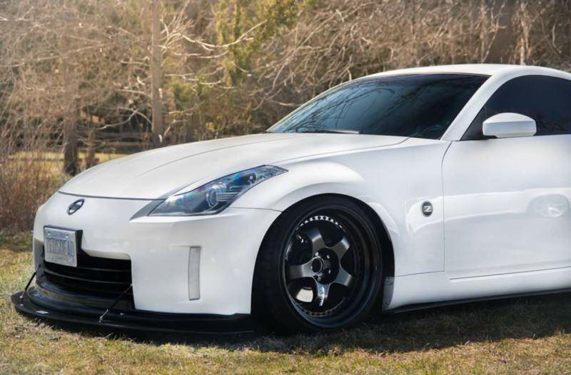 2003-2005/2006-2008 Nissan 350z veilside/rep lip" Front Splitter" | Too Fast Autoparts | Order Online