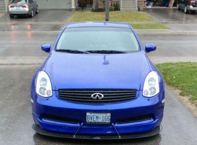 2003-2008 Infinti G35 coupe INGS LIP" Front Splitter"