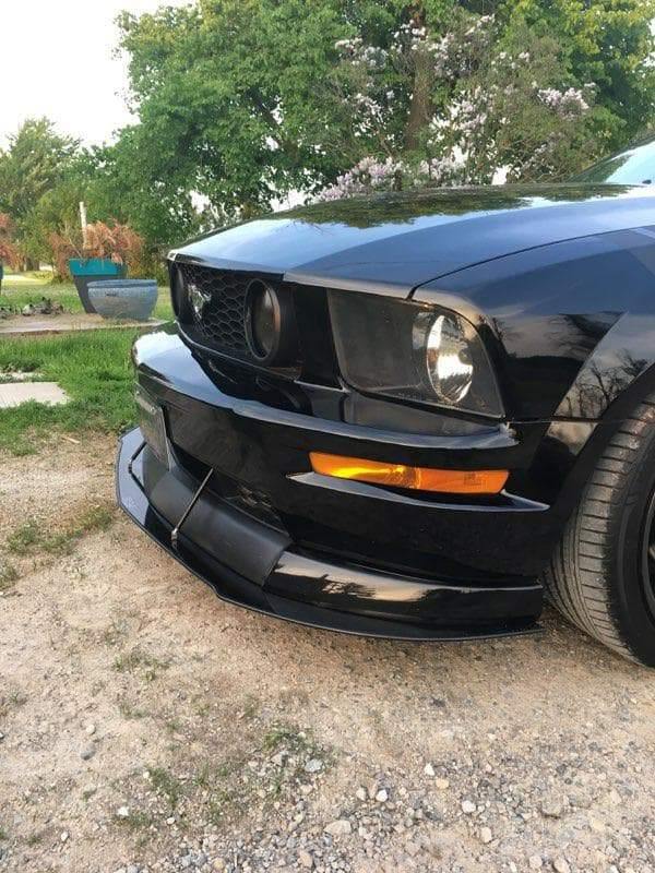 2005-2009 ford mustang Gt cdc classic lip" Front Splitter"