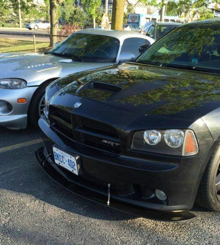2006-2010 Dodge Charger SE SXT R/T srt8 Front Splitter | Too Fast Autoparts | Order Online