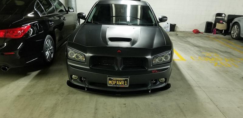 2006-2010 Dodge Charger SE SXT R/T srt8 Front Splitter | Too Fast Autoparts | Order Online