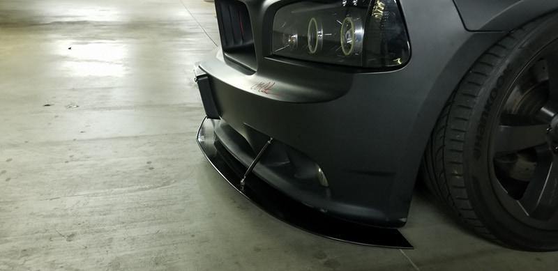 2006-2010 Dodge Charger SE SXT R/T srt8 Front Splitter | Too Fast Autoparts | Order Online